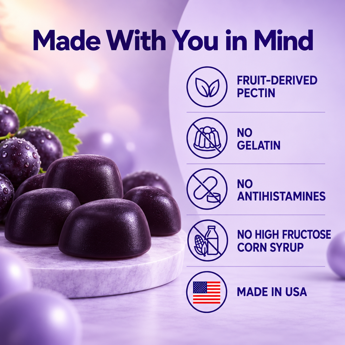 Healthfy Calm Jet Sleep + Relaxation Gummies