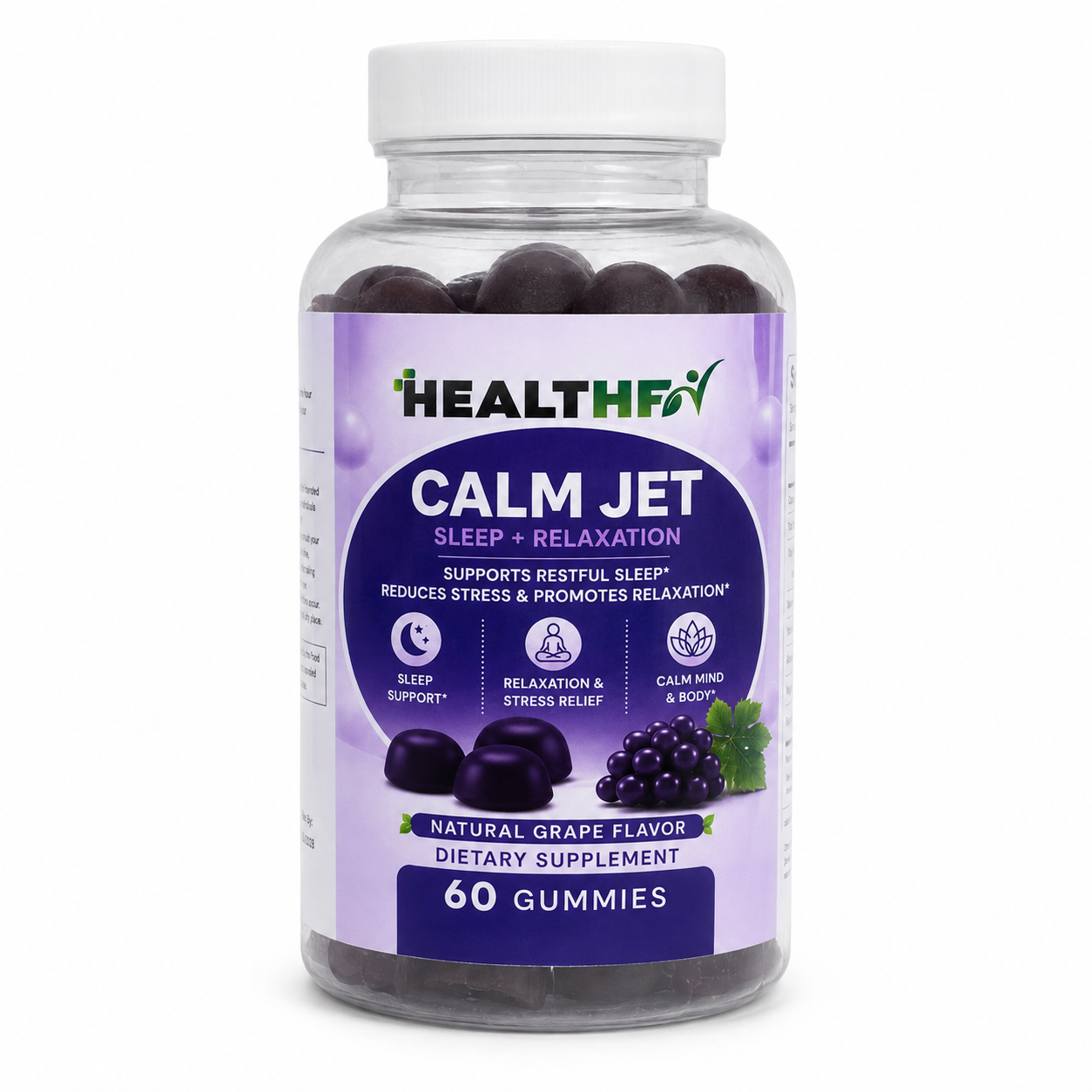 Healthfy Calm Jet Sleep + Relaxation Gummies