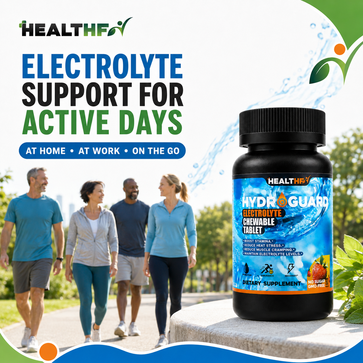 Healthfy HydroGuard Hydration Chewable Tablets