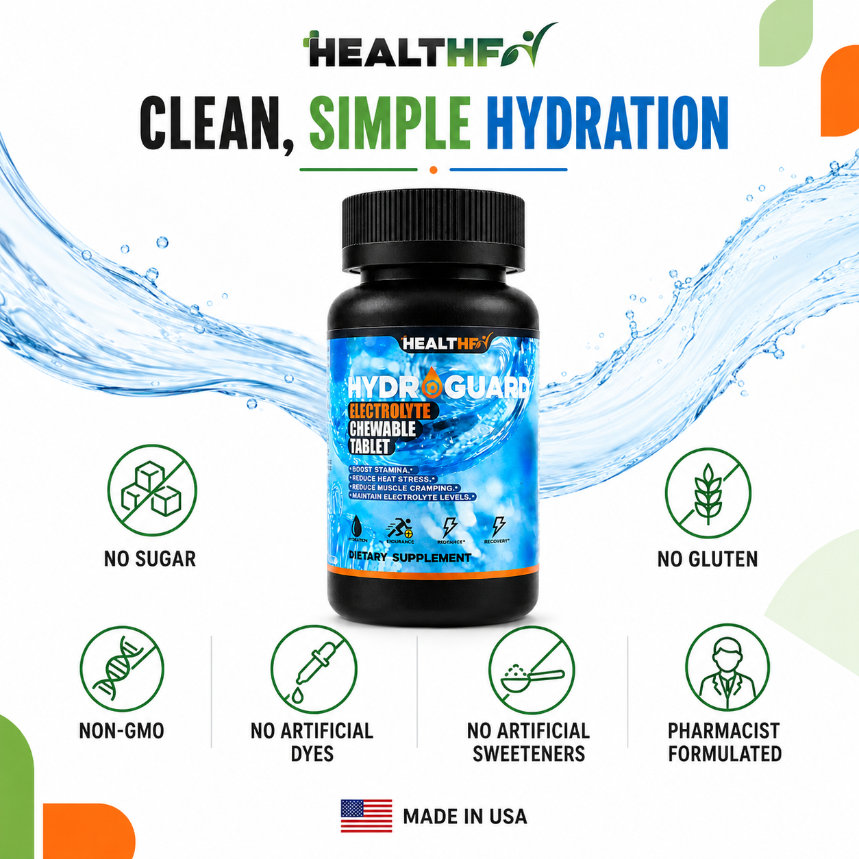 Healthfy HydroGuard Hydration Chewable Tablets